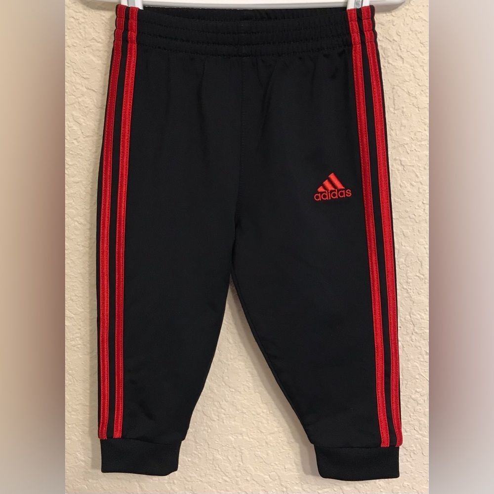 Adidas Red/Black Track Pants